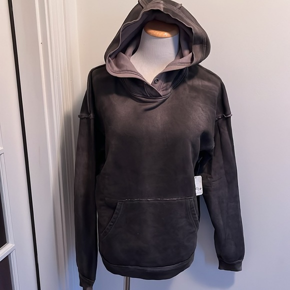 Free People Your Favorite Washed Hoodie Size XS NWT - Picture 10 of 15